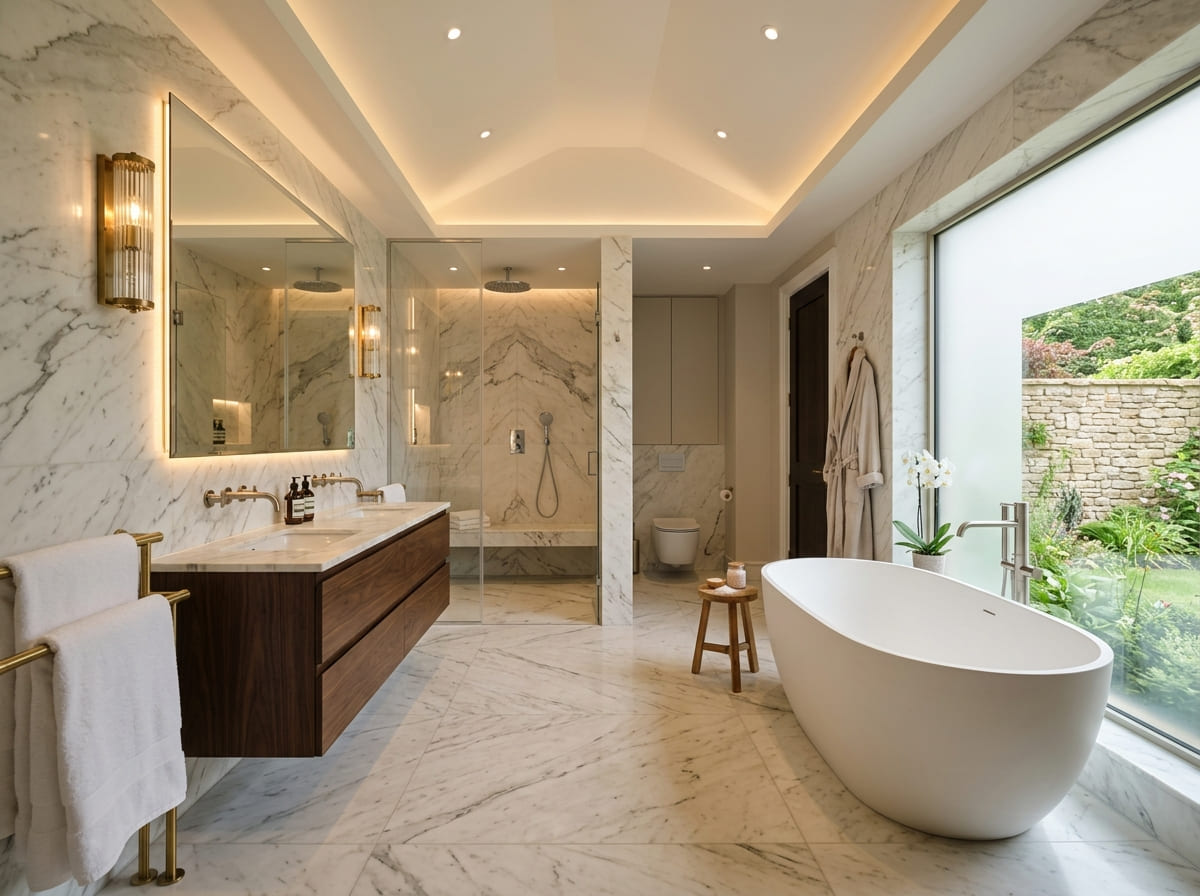 Custom Bathroom Renovation in Troy